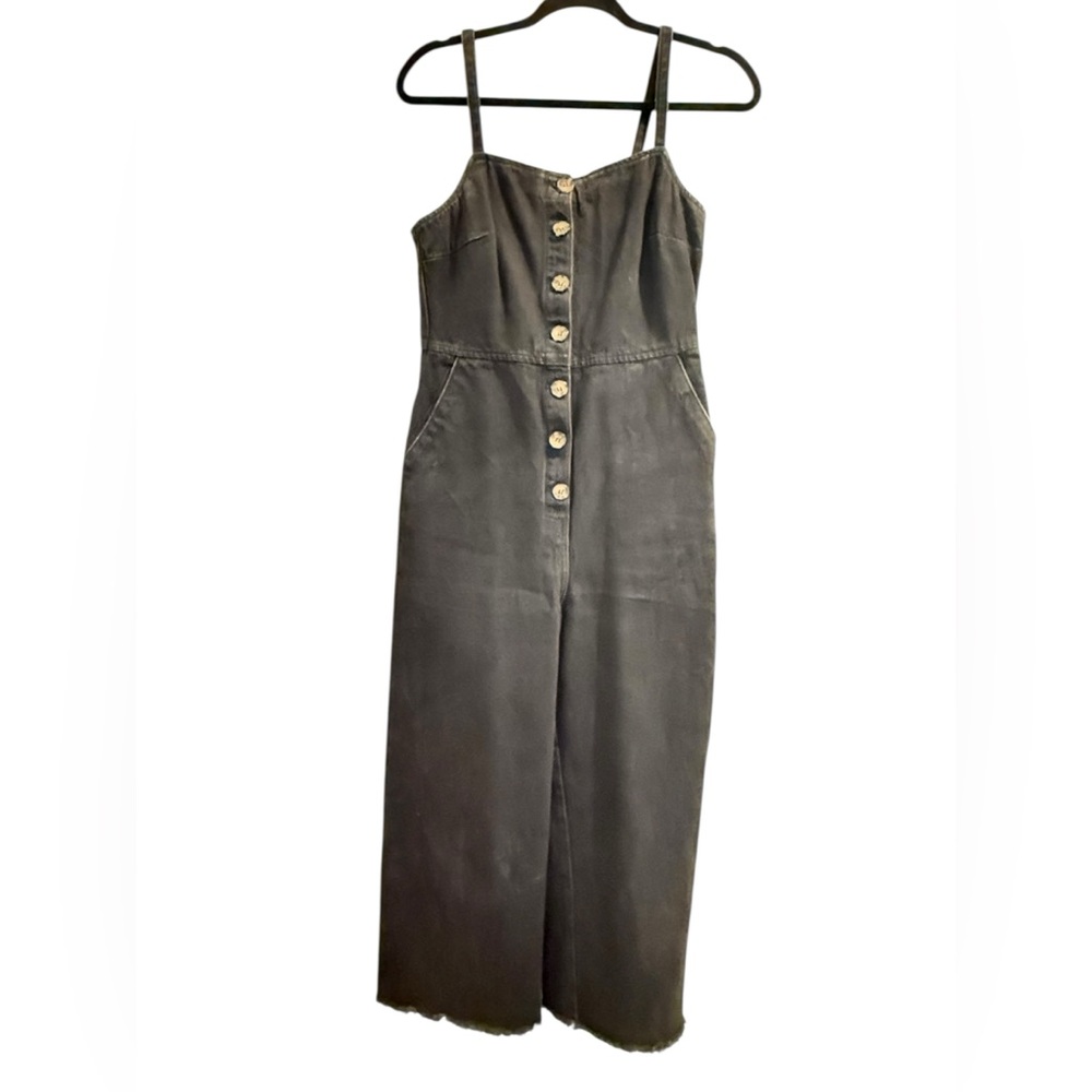 TOPSHOP Black Sleeveless Jumpsuit